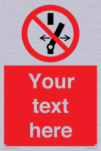 Custom prohibition Do not alter the state of the switch